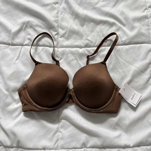 Auden Other - NWT Auden Target Womens Size 34B Bra Brown Lightly Lined Full Coverage